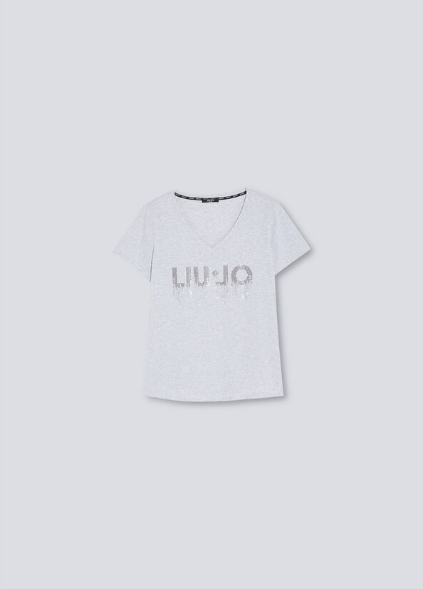 Miniatura: LIU JO SPORT-TEE SHIRT STRASS REF TA2029