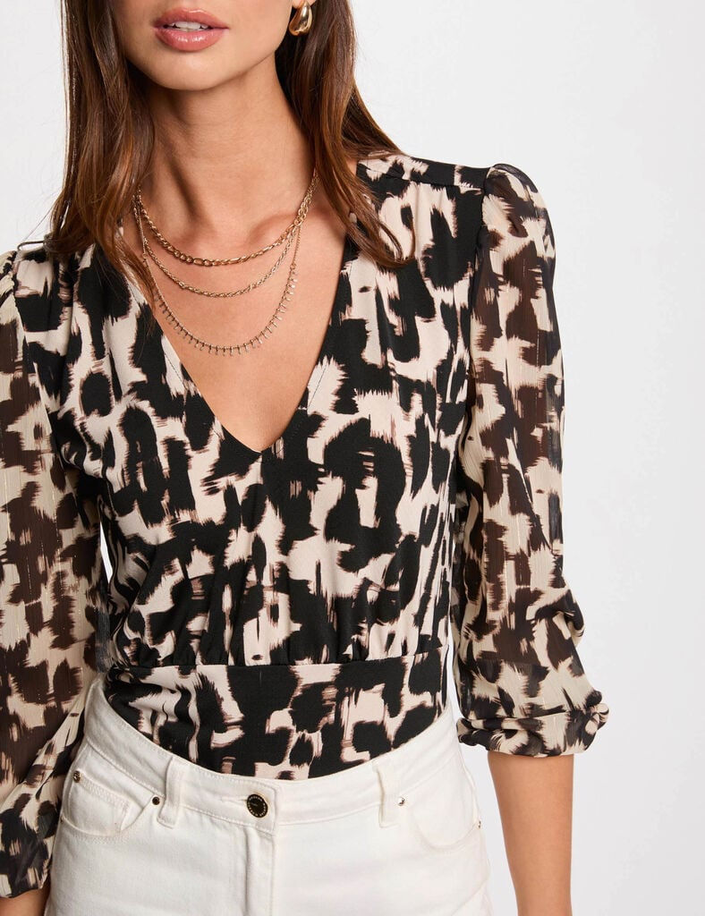 Miniatura: MORGAN- BLOUSE IMPRIMEE REF: TRITA