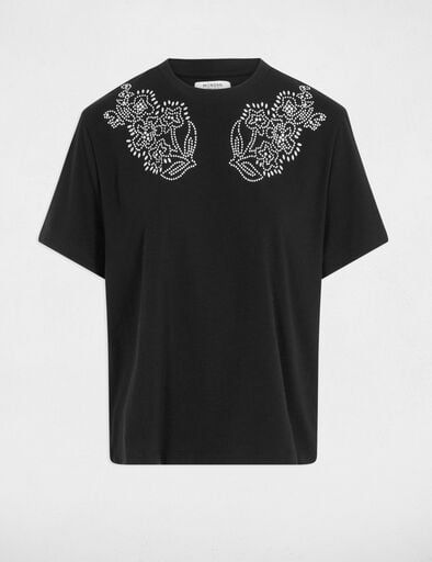 Miniatura: MORGAN- TSHIRT NOIR STRASS REF: DMAX