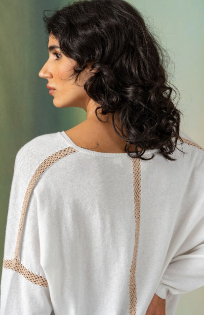 Miniaturbild: APOIL CASHMERE- PULL COL V UNI REF: HIXI