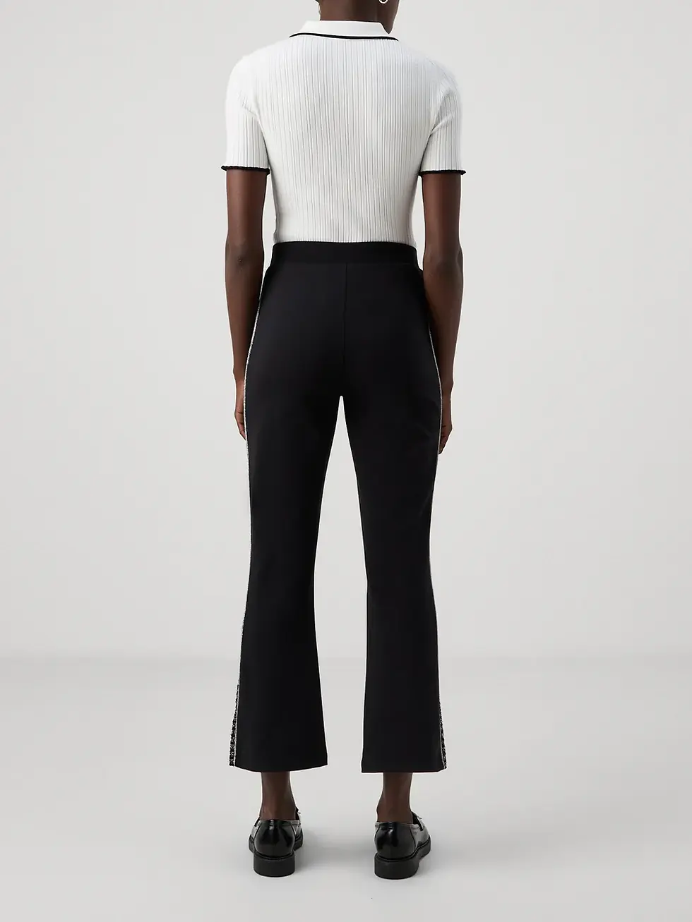 Thumbnail: LIU JO- PANTALON TWEED NOIR REF: TF4185