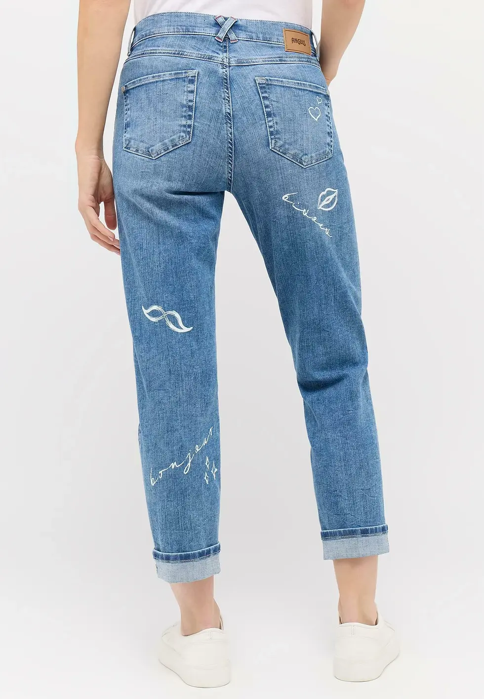 Miniature : ANGELS- PANTALON IMPRIME BLANC REF: DARLEEN8192