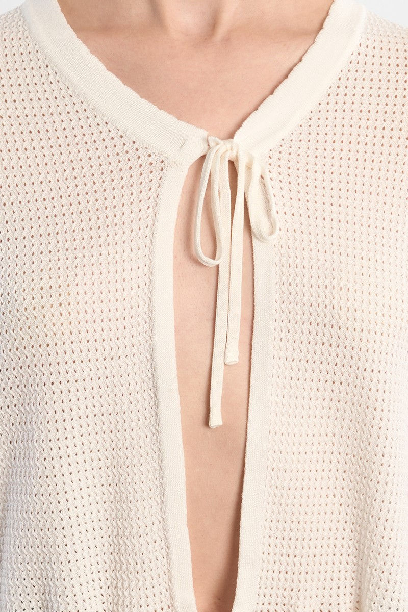 Miniaturbild: LILI SIDONIO- GILET AJOURE BLANC REF: LAL565EP