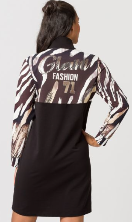 Miniature : TUZZI- ROBE ZIP  IMPRIME ZEBRE REF: 423503