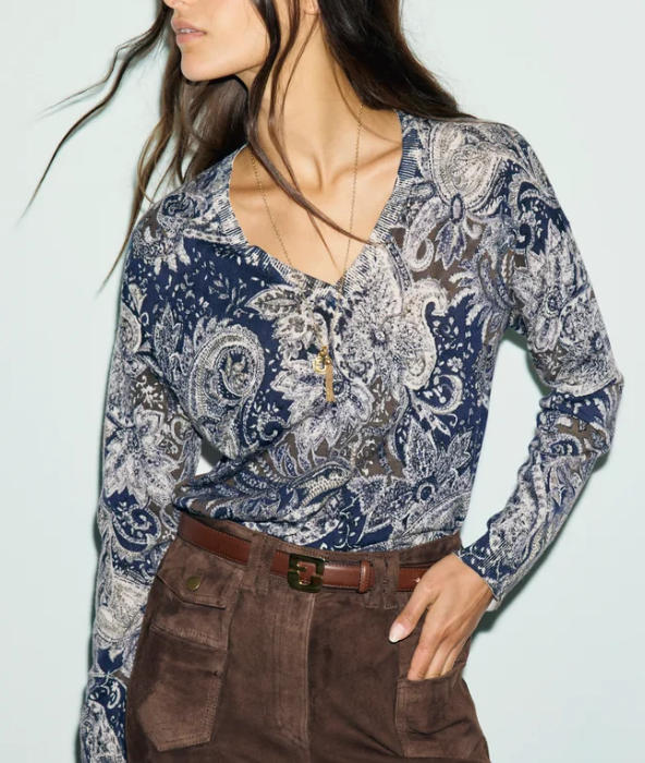 GERARD DAREL- PULL IMPRIME REF: RHEA