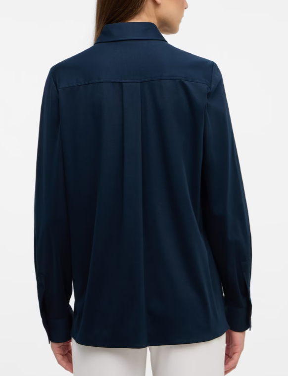 Thumbnail: ETERNA- CHEMISE AVEC POCHES MARINE REF: 5158/19