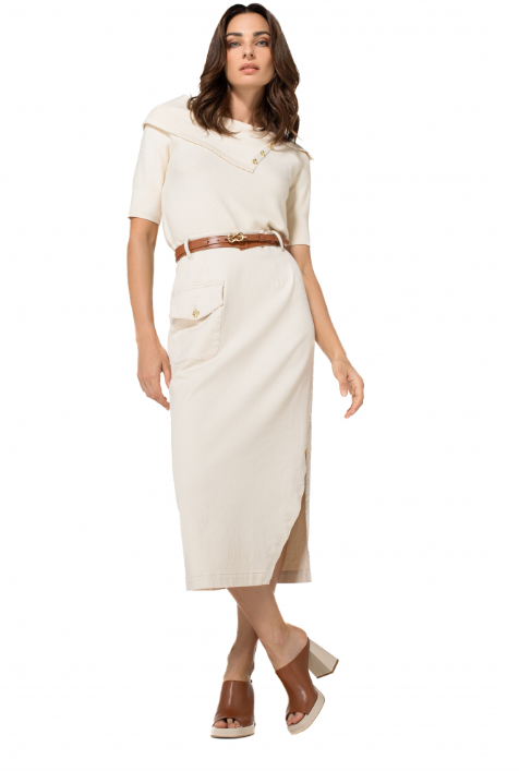 CAROLINE BISS- JUPE MIDI REF: 1713/34