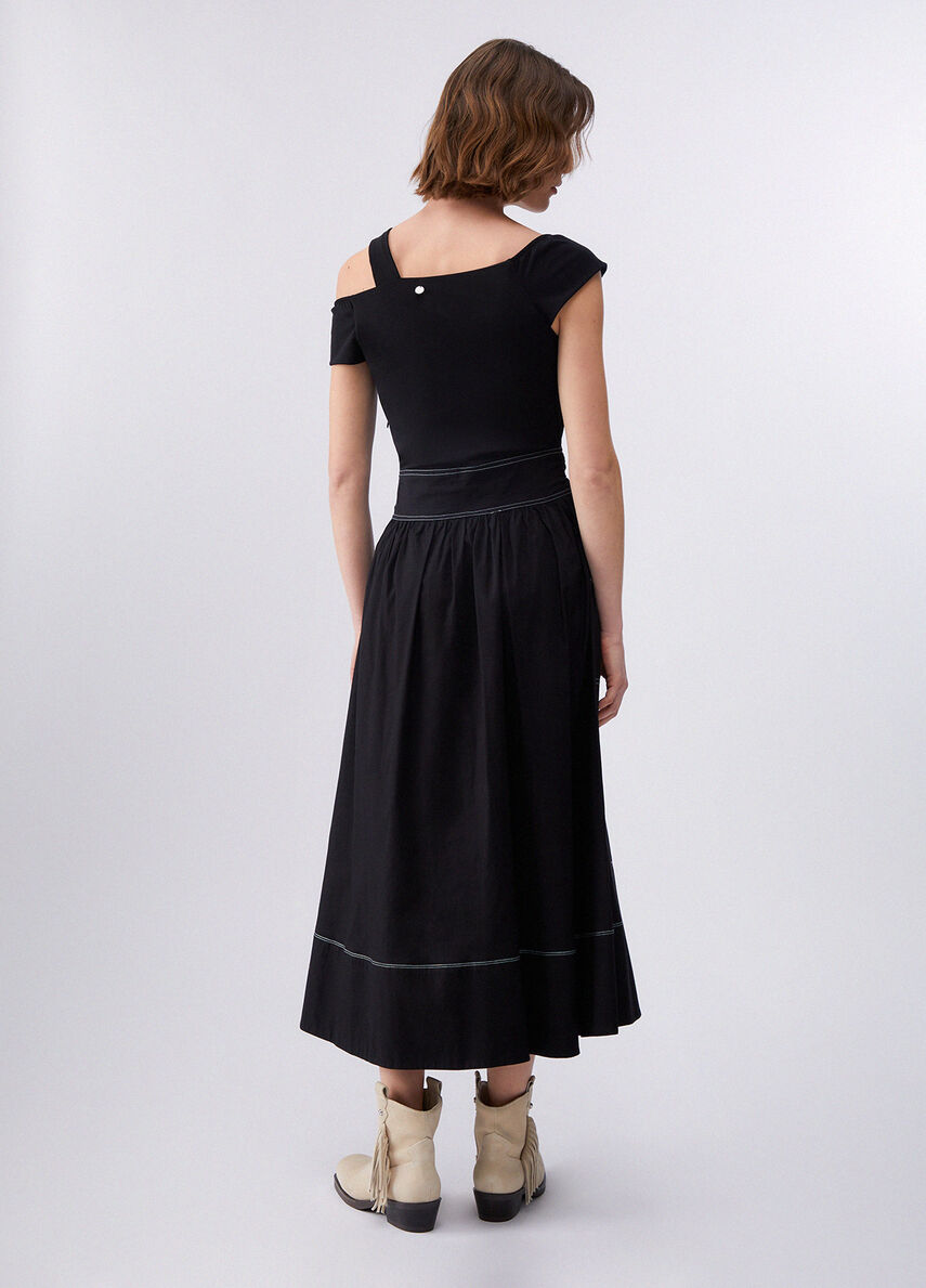 縮圖：LIU JO- ROBE LONGUE NOIR REF: WA6523