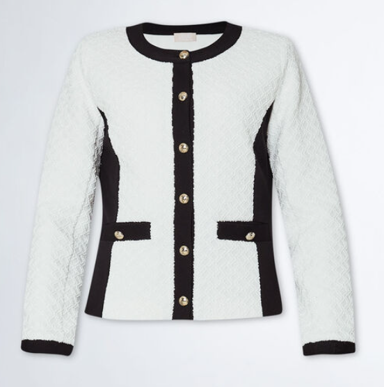 Miniatura: LIU JO- VESTE JERSEY BICOLORE REF: TF3038
