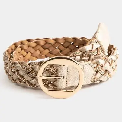 Miniature : MORGAN-CEINTURE TRESSEE JEANS REF 3GLAD