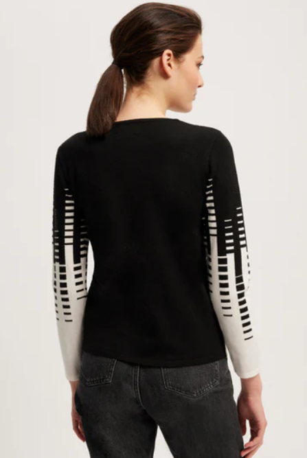 Миниатюра: LEO & UGO- PULL NOIR ET BLANC REF: AW314