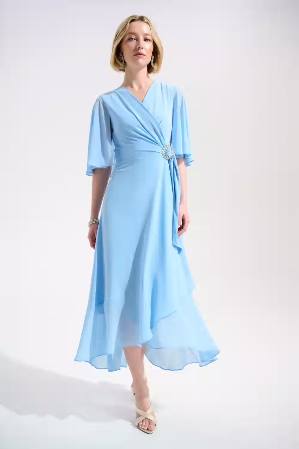 JOSEPH RIBKOFF- ROBE BLEU CIEL REF: 261714