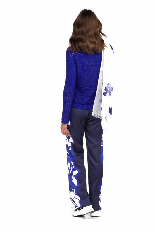 Miniatura: CAROLINE BISS- PANTALON LARGE EFFET SOIE REF: 1552/29
