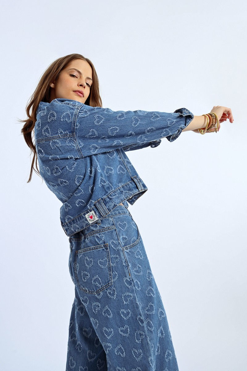 Miniaturbild: LILI SIDONIO- VESTE EN JEAN REF: ELF966CDE
