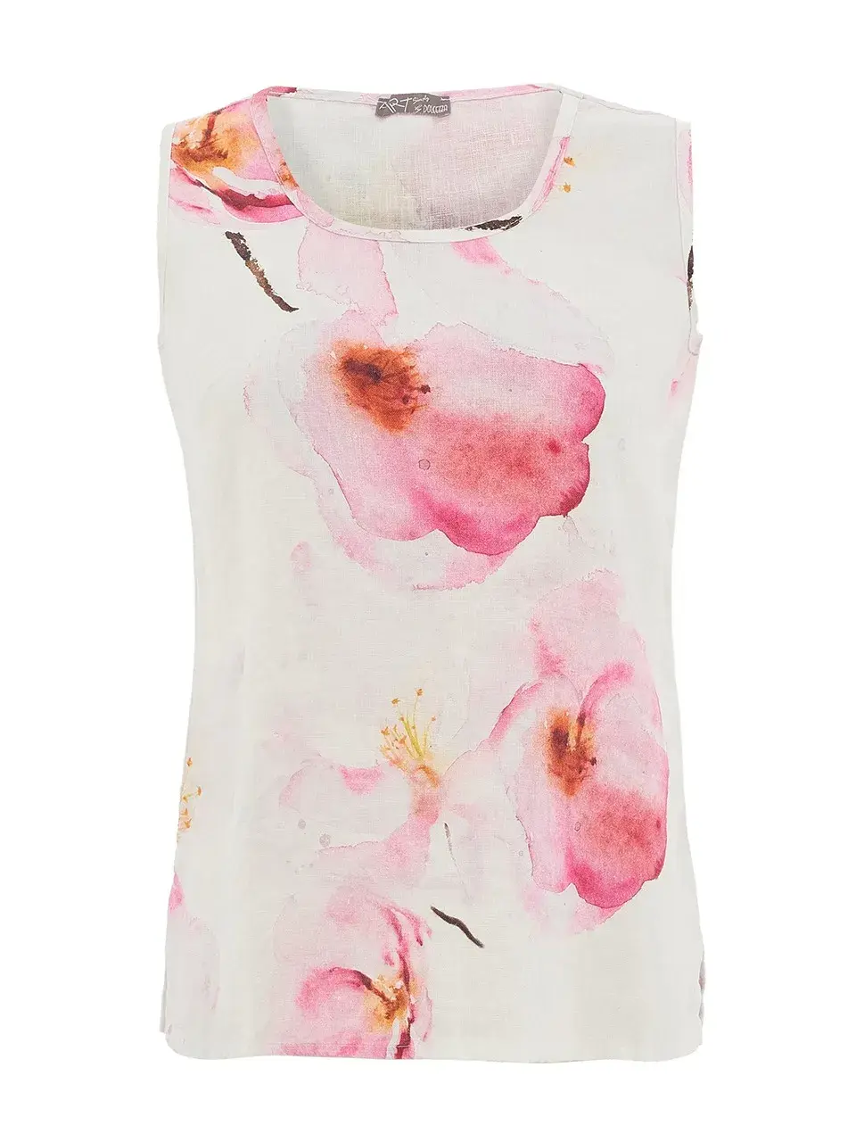 Miniature : DOLCEZZA- DEBARDEUR IMPRIME ROSE REF: 26681