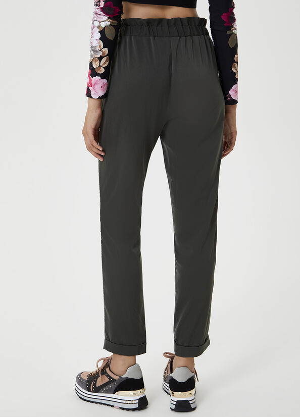 Thumbnail: LIU-JO-SPORT-PANTALONFLUIDE STRASS COTE REF: TF0130
