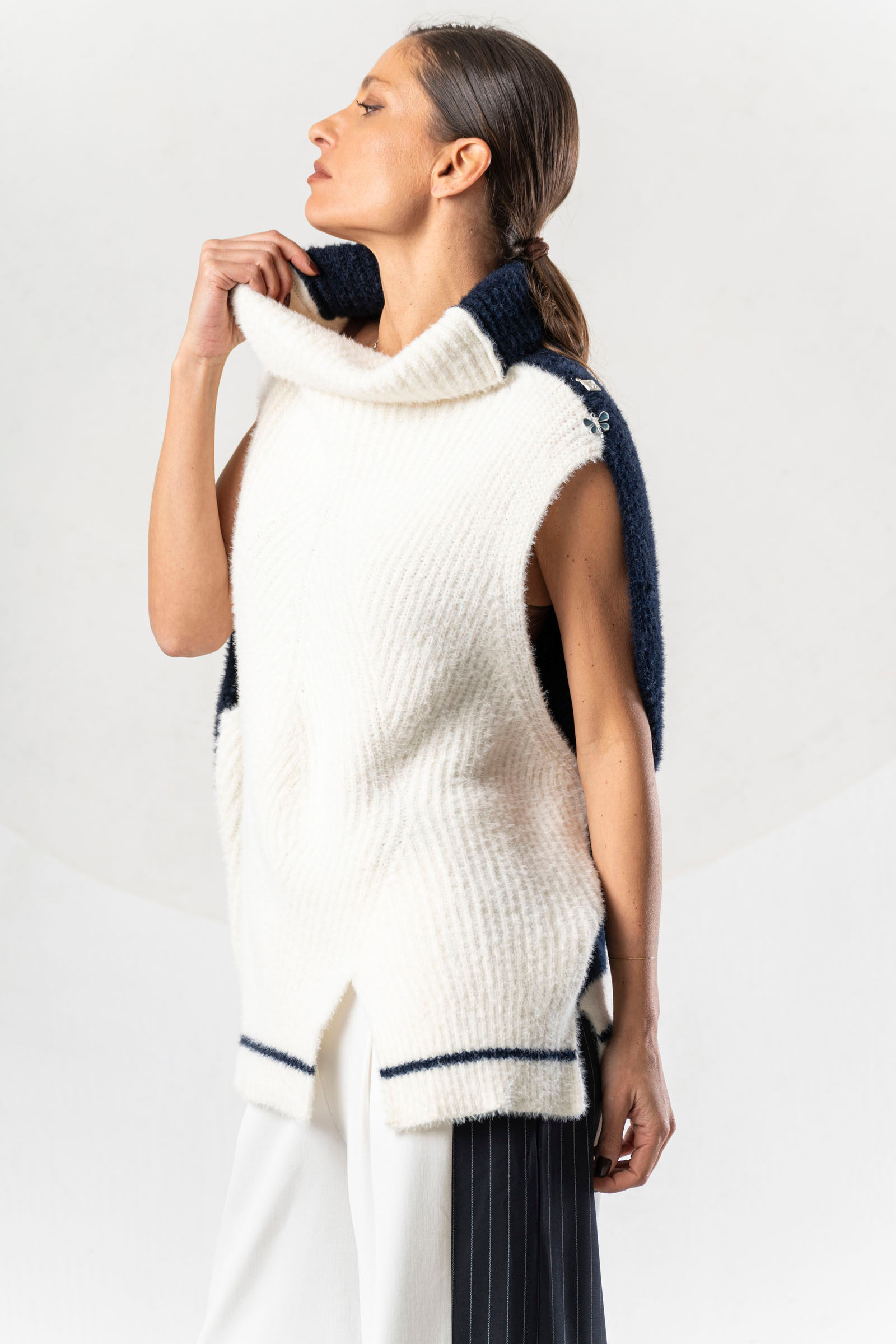 ELISA CAVALETTI- PULL LONG SANS MANCHES REF: EJW264062205