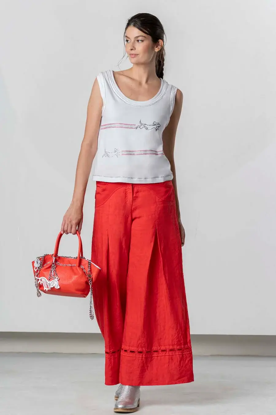 ELISA CAVALETTI- PANTALON EN LIN REF: ELP266026201