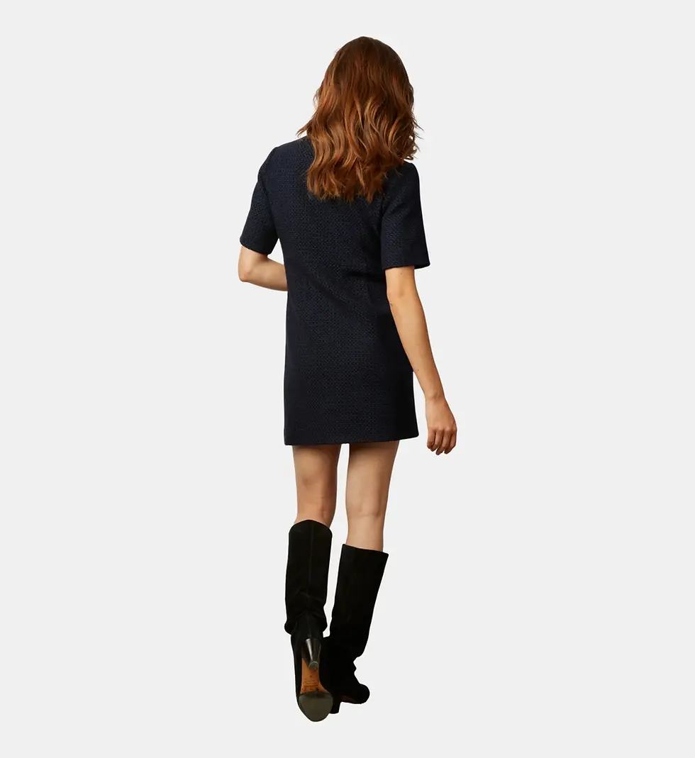 Miniature : GERARD DAREL - ROBE TWEED NOIR REF: JILLIAN