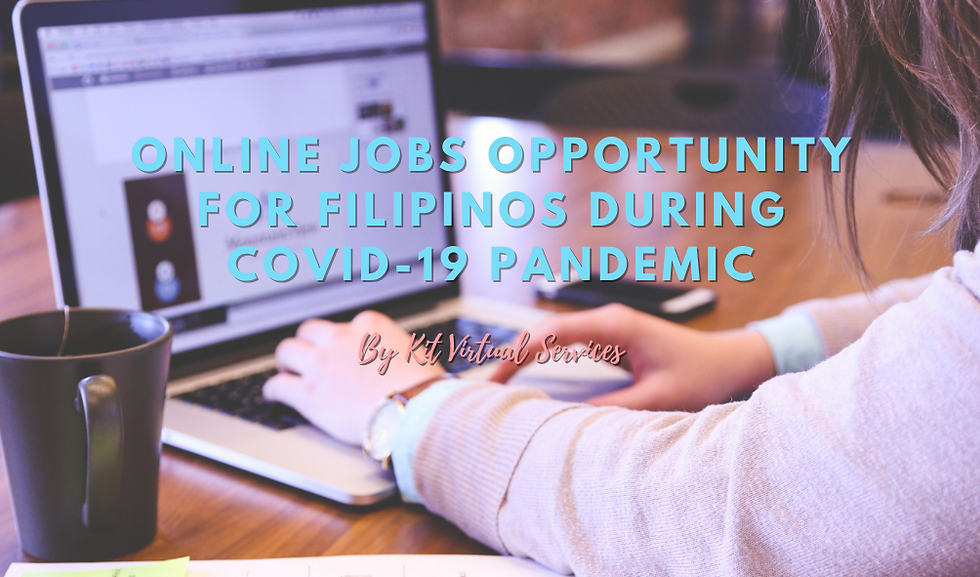 Online Job Opportunity For Filipinos