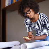 Young Woman Making Notes