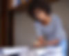 Young Woman Making Notes