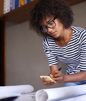 Woman Writing Notes