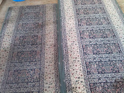 Porównanie dwóch dywanów wełnianych