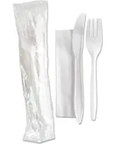 Fork,knife,napkin wrap [500]