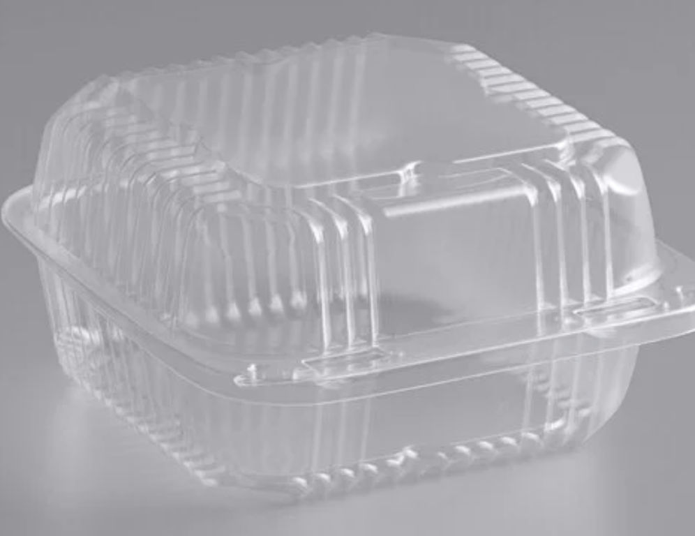 6×6 clear Hinged (500) per cs