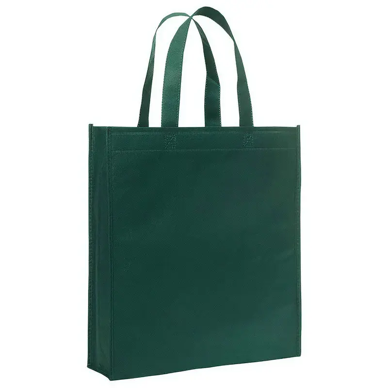 Thumbnail: 14×8×15 Reusable bag (black&green) (100)case