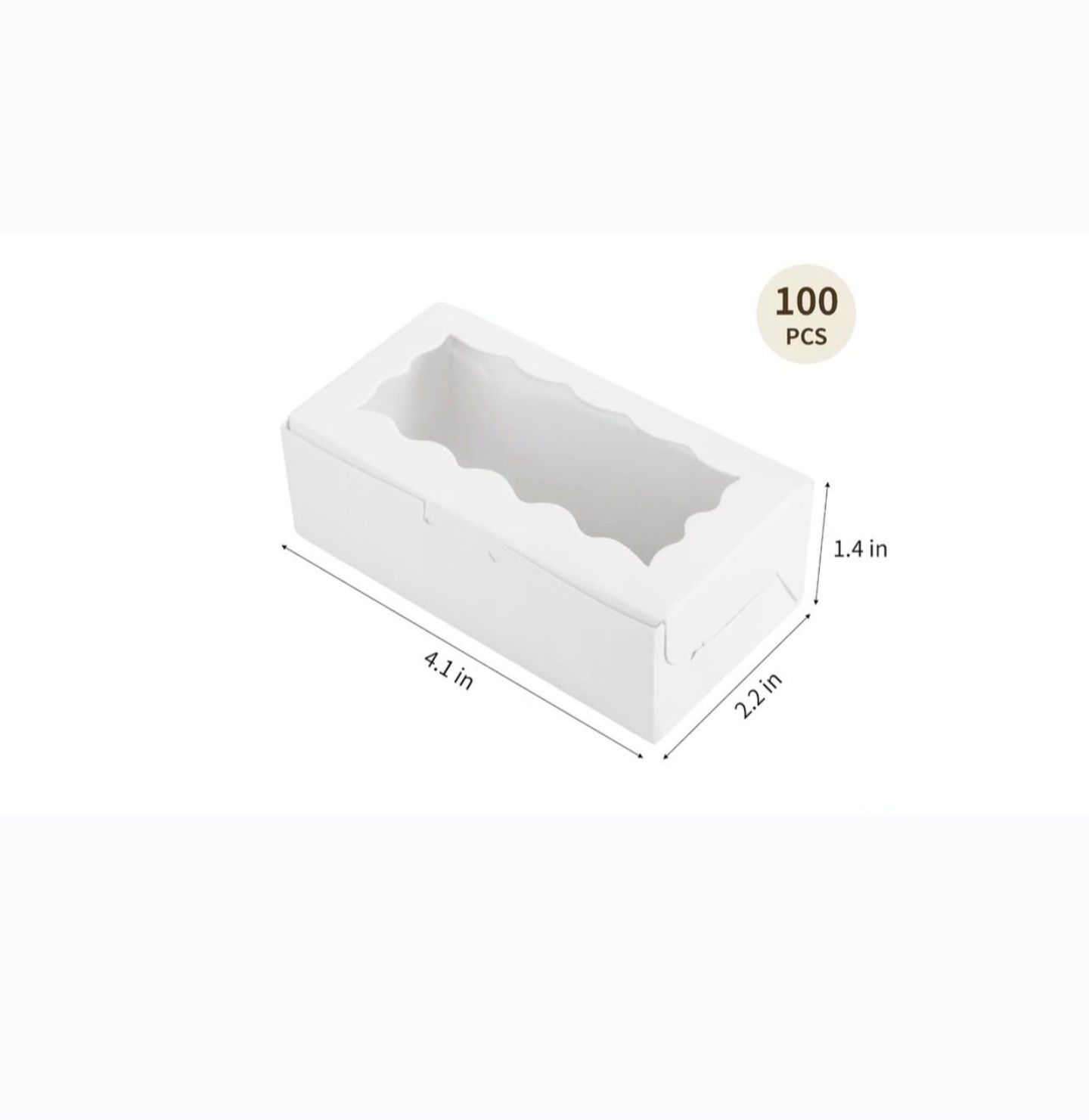 Cake boxes 4.1×2.2×1.4 (100)case