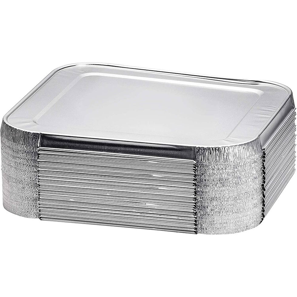 Thumbnail: 1/2 size alum lid for aluminum tray [100]