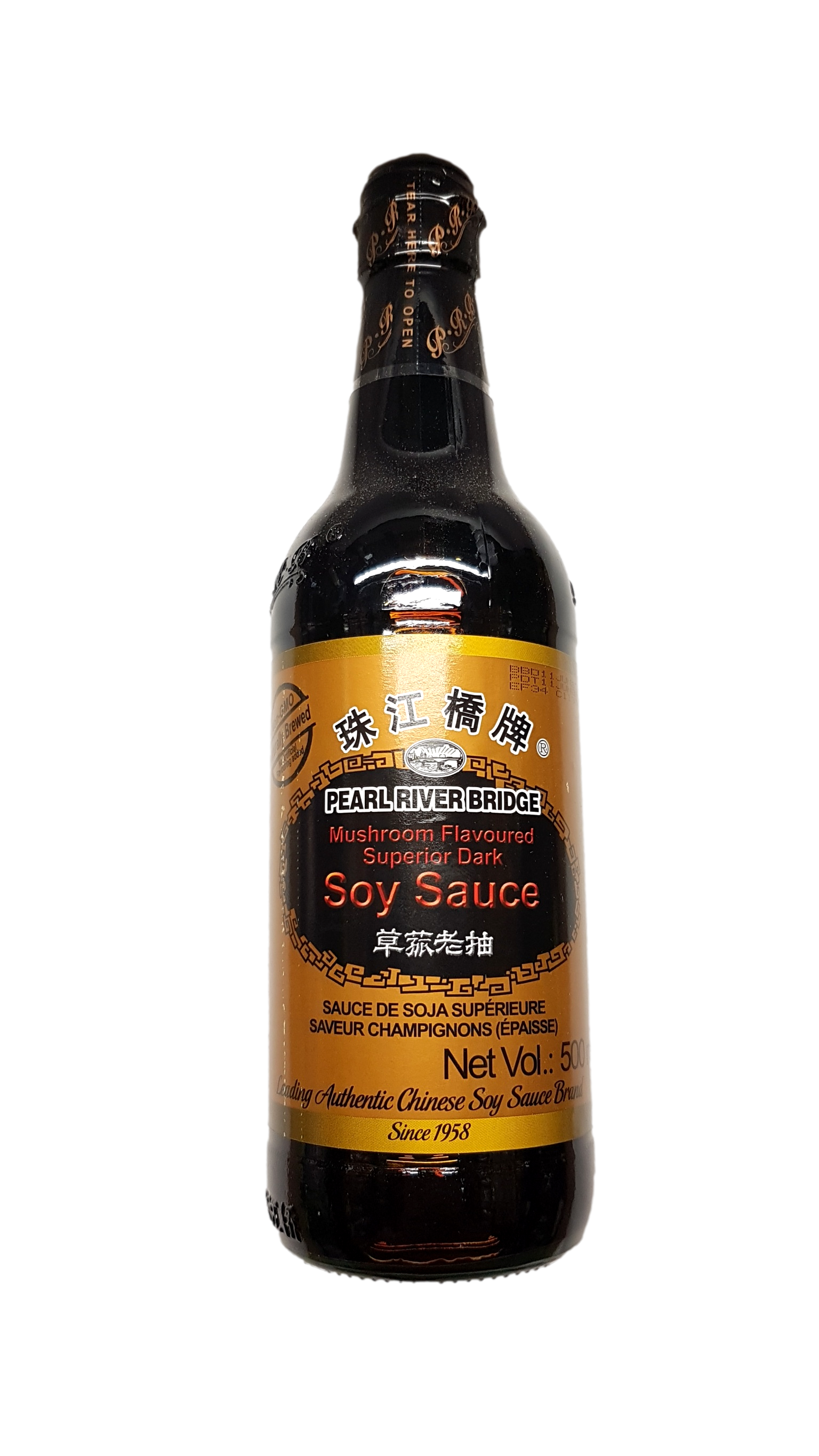 Sauce soja noir aux champignons 500 ml     170