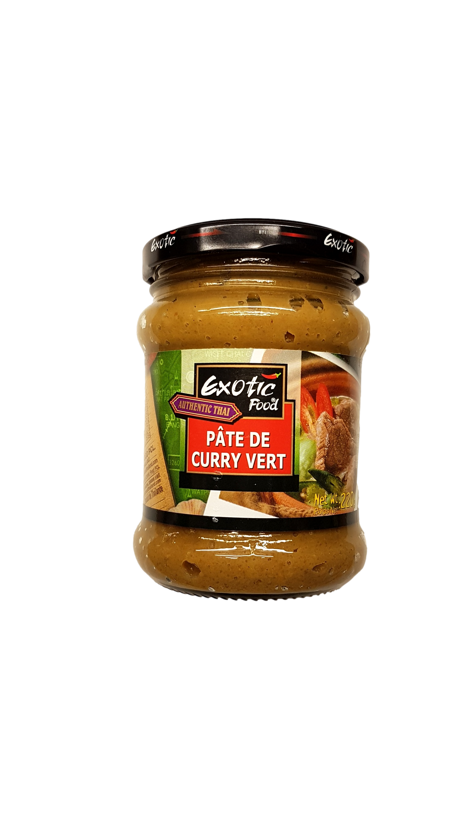 Pâte de curry vert  220 grs  101