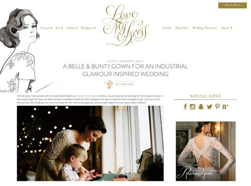 Love My Dress: Industrial Glamour Inspired Wedding