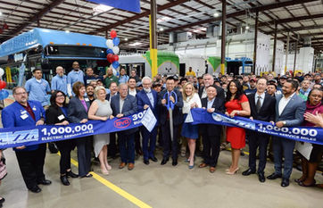 AVTA and BYD Celebrating Milestones in Electric Bus Technology
