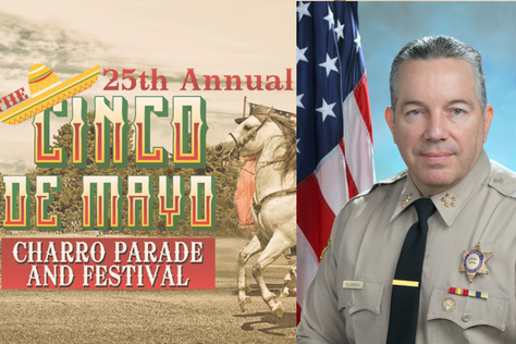 Sheriff Villanueva 2019 Cinco de Mayo Grand Marshal in Lake Los Angeles
