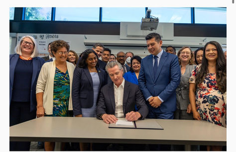 Governor signed legislation enacting structural changes to improve how education policy is implemented in TK-12 schools.
