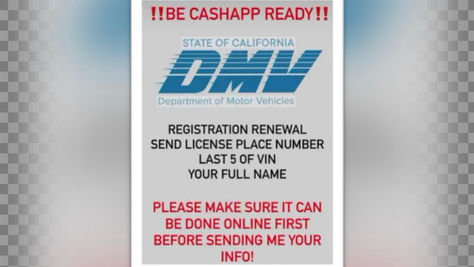 DMV Warns of Fraudulent Advertisements on Discounted Vehicle Registration