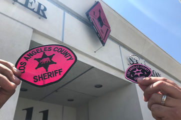 The Pink Patch Project has reached Lancaster Station!