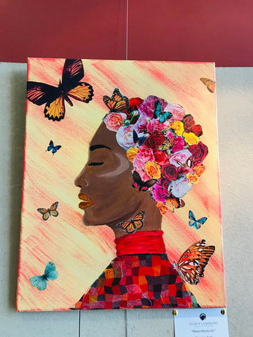 Mixed Media Art Class Exhibit on Display at Legacy Commons