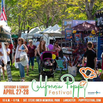 VENDOR OPPORTUNITIES AVAILABLE FOR
28TH ANNUAL CALIFORNIA POPPY FESTIVAL™