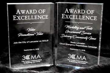 City of Lancaster Garners Two National Awards for Marketing Campaign and Promotional Video