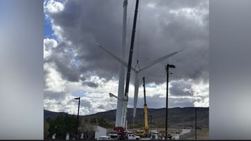 PWD’S LANDMARK WIND
TURBINE DECOMISSIONED,