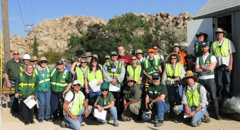 Antelope Valley Community Emergency Response Team, holds Grid Search Training Exercise in Lake Los A