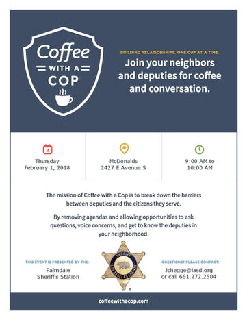 Coffee With A Cop