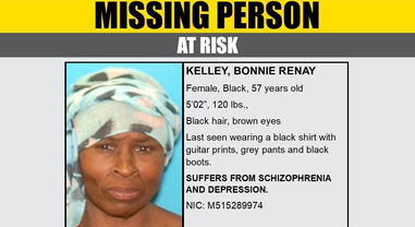 Missing Person Bonnie Renay Kelley From Lancaster.