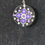 Thumbnail: Mandala Pendant Set- Black White and Purple