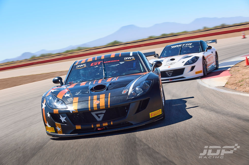 Focused Ginetta Demo Day at Inde Motorsports Ranch and the Podium Club